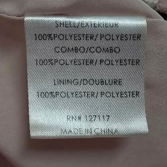 Badgley Mischka Floral Tie-Back 3/4 Sleeve Flutter Top in Dusty Rose Pink - Picture 13 of 15